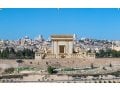 Panoramic Jerusalem Beit Hamikdash Sukkah Single-Wall Panel 12 ft Width