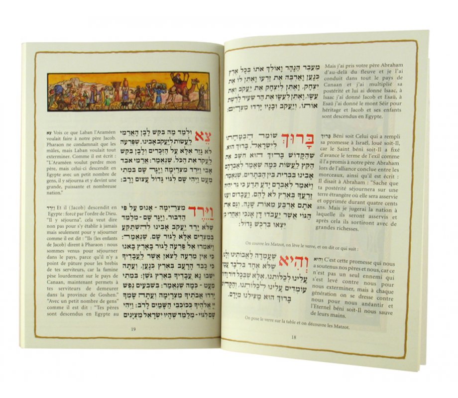 Pesach Haggadah with French Translation - Softcover