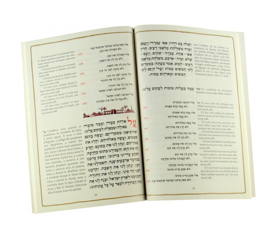 Pesach Haggadah with French Translation - Softcover