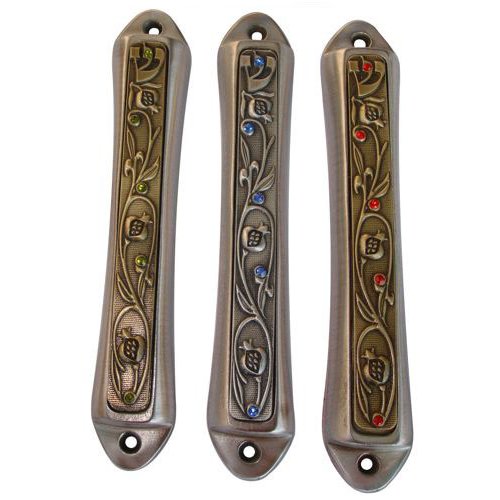 Pomegranate Mezuzah Case by Yealat Chen