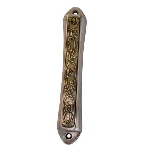 Pomegranate Mezuzah Case by Yealat Chen