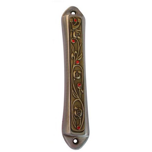 Pomegranate Mezuzah Case by Yealat Chen
