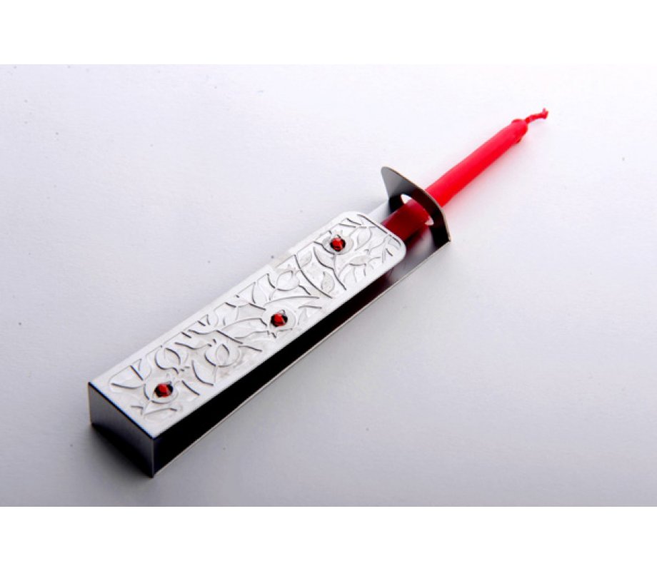 Pomegranate design Shabbat Candle Lighter by Dorit