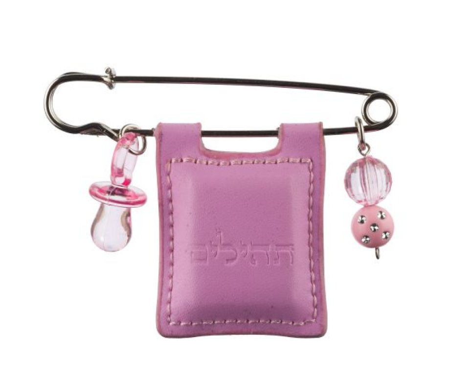 Psalms Tehillim Pin for Baby Crib, Carriage or Stroller - Choice of Colors