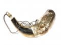 Rams Horn Shofar for Anointing Oil - Lions Jerusalem Design