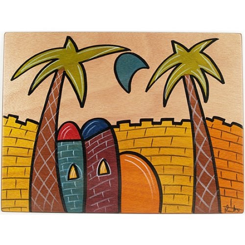 Rectangular Placemat Jerusalem by Kakadu Art