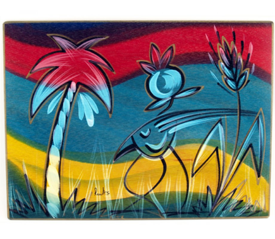 Rectangular Placemat Rainbow by Kakadu Art