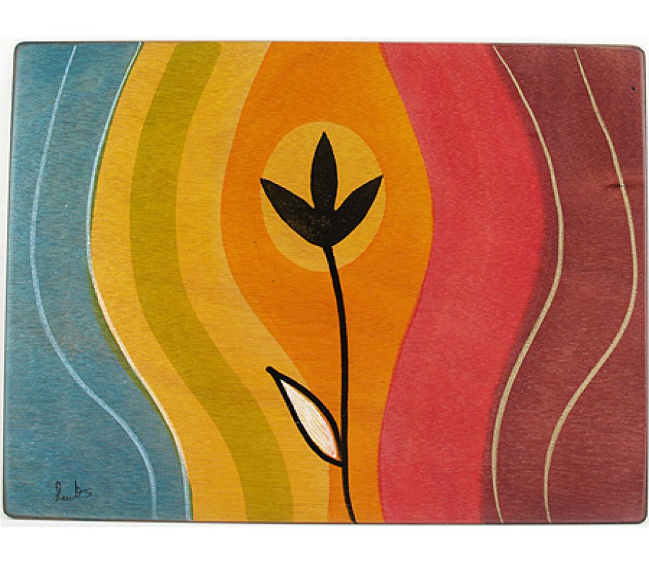 Rectangular Placemat Sunset by Kakadu Art