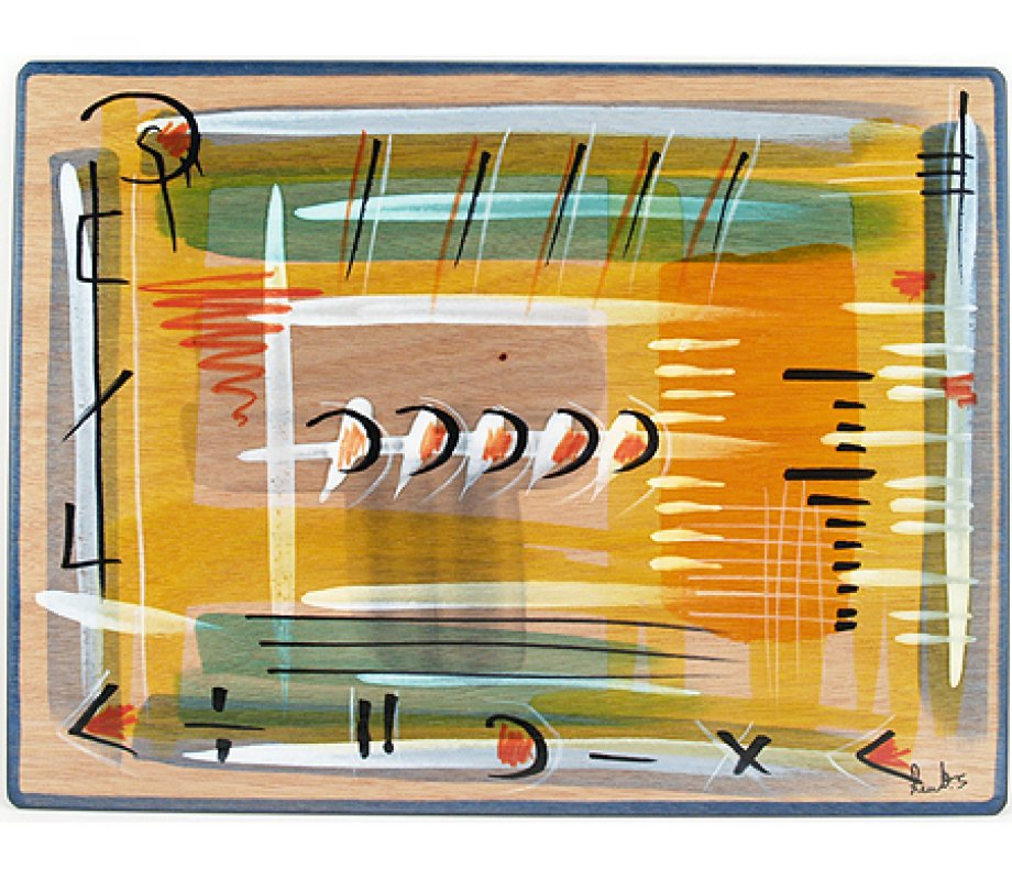 Rectangular Placemat Thoughts by Kakadu Art