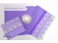 Ronit Gur Organza Tallit Prayer Shawl Set With Decorative Floral Panel - Purple