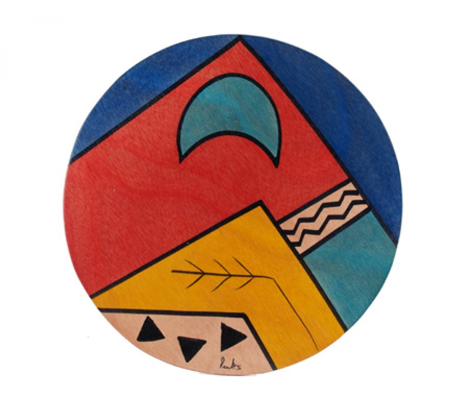 Round Place Mat Forma by Kakadu Art