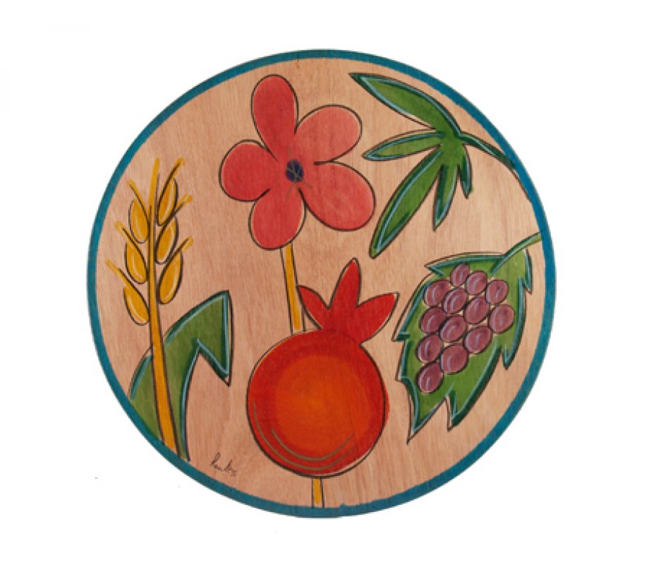 Round Placemat Holy Plants by Kakadu Art