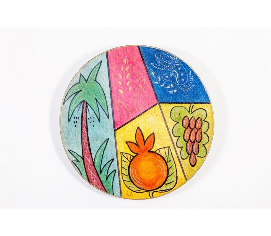 Round Placemat Holy Triple by Kakadu Art