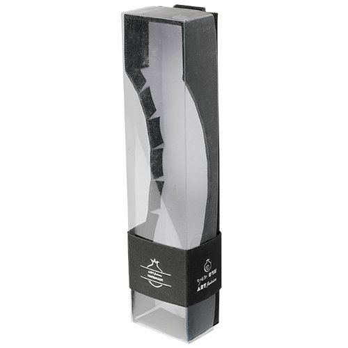 Rounded Dark Gray Polyresin Mezuzah Case, Silver Shin - For Scroll 12 cm