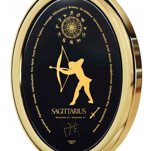 Sagittarius Zodiac Pendant by Nano Jewelry