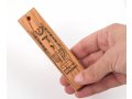 Set of Six Olive Wood Mezuzah Cases with Judaic Symbols - 5.1