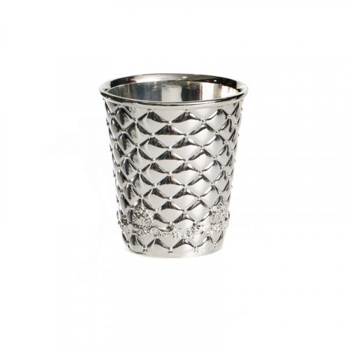 Set of Two Small Diamond Decorated Kiddush Cups for Children - Revi'is 100 ml