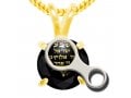 Shema Yisrael Star of David 14k Gold Necklace