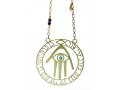 Shraga Landesman Brass Wall Hanging Hamsa Hand - Ben Porat Yosef