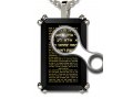 Silver Jewish Pendant For Men - Psalms 23