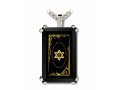 Silver Jewish Pendant For Men - Shema Star Of David