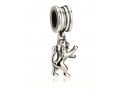 Silver Lion of Judah Bracelet Charm