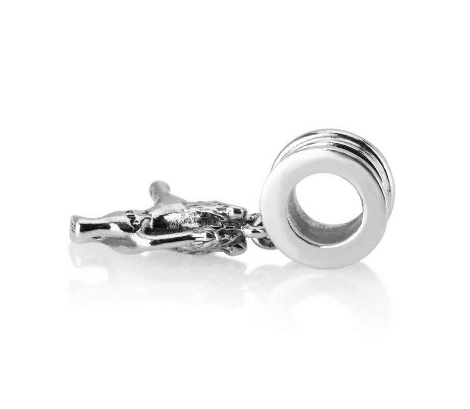 Silver Lion of Judah Bracelet Charm