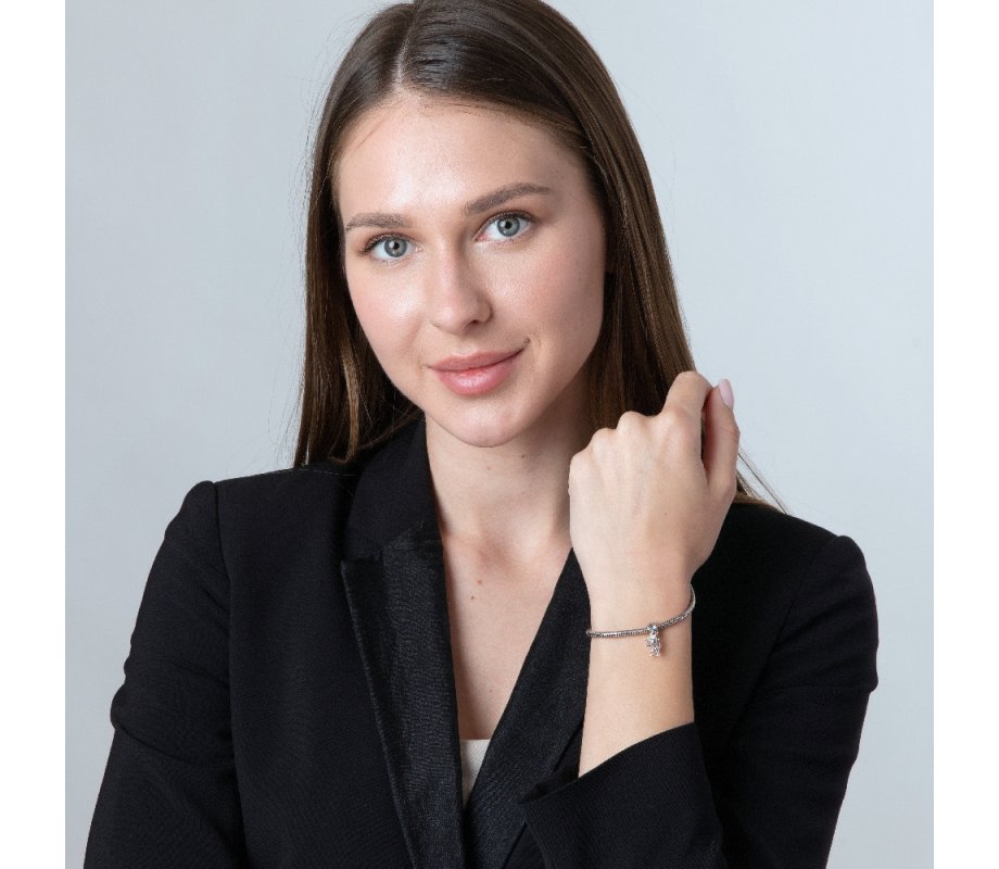 Silver Lion of Judah Bracelet Charm