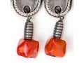 Silver Plated Ancient Wall Hamsa with Colorful Beads - Israel Museum Replica