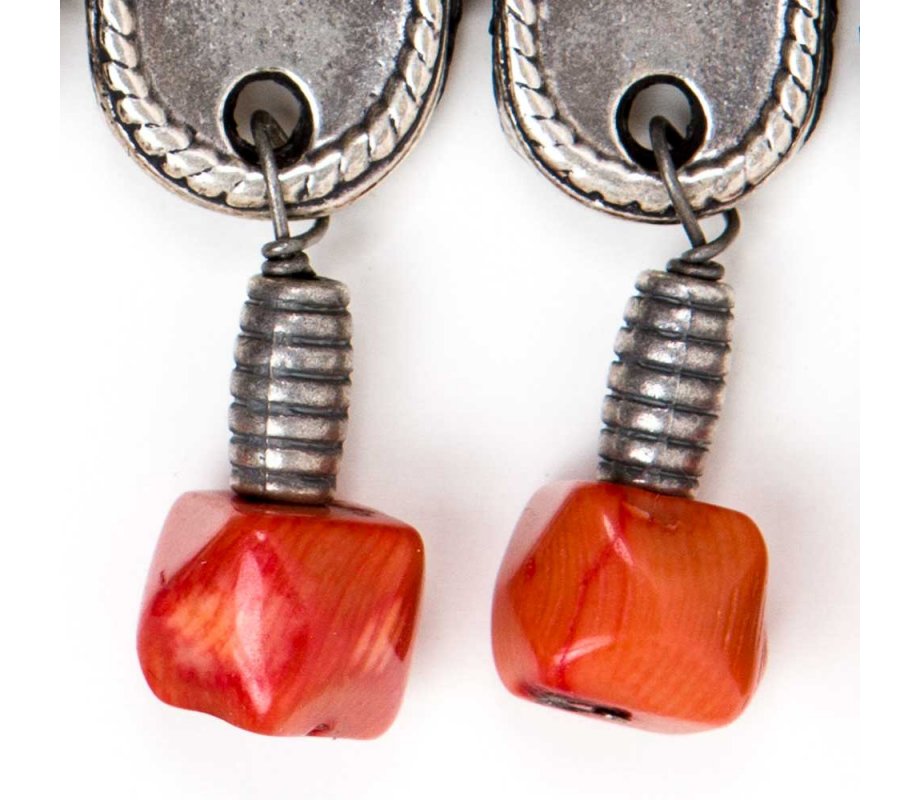 Silver Plated Ancient Wall Hamsa with Colorful Beads - Israel Museum Replica