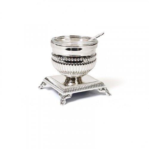 Silver Plated Regency Design Salt Dish