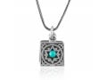 Silver Traveler's Prayer Double Pendant by Golan Studio