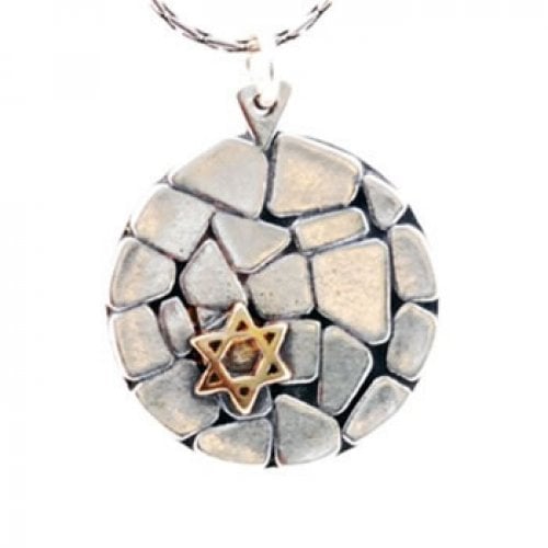 Silver Western Wall Pendant by Golan Studio