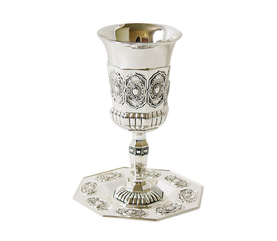 Silver plated Kiddush Cup Set