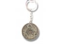 Spinner Key Chain with Revolving Stars of David - Travelers Prayer Words