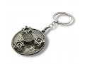 Spinner Key Chain with Revolving Stars of David - Travelers Prayer Words