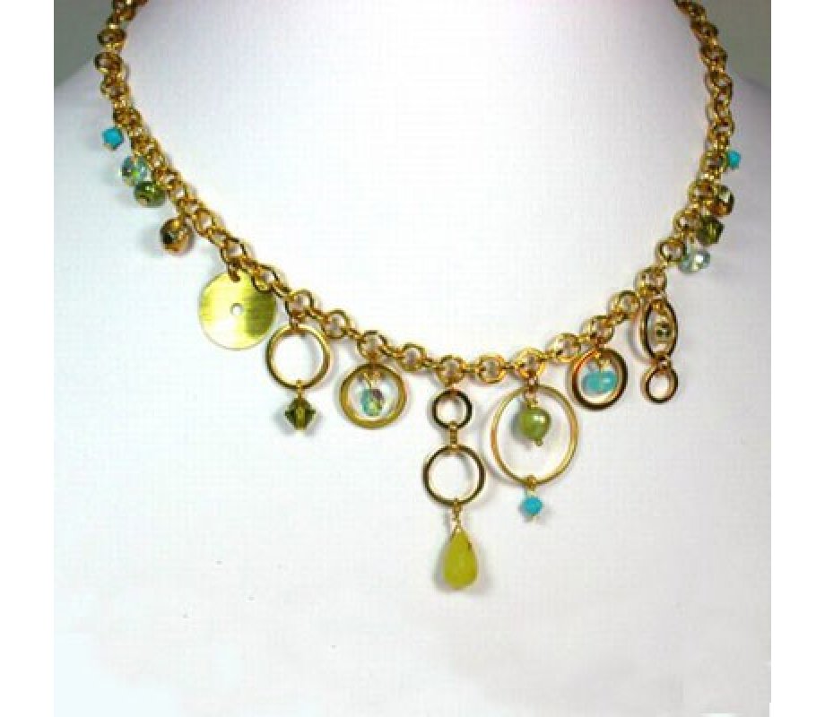 Spring Green Necklace by Edita