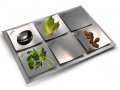 Stainless Steel Dune Design Seder Plate by Laura Cowan