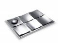 Stainless Steel Dune Design Seder Plate by Laura Cowan