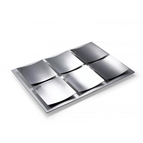 Stainless Steel Dune Design Seder Plate by Laura Cowan