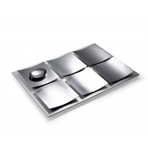 Stainless Steel Dune Design Seder Plate by Laura Cowan