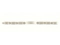 Stainless Steel Mans Bracelet, Double Link Box Chain - Star of David