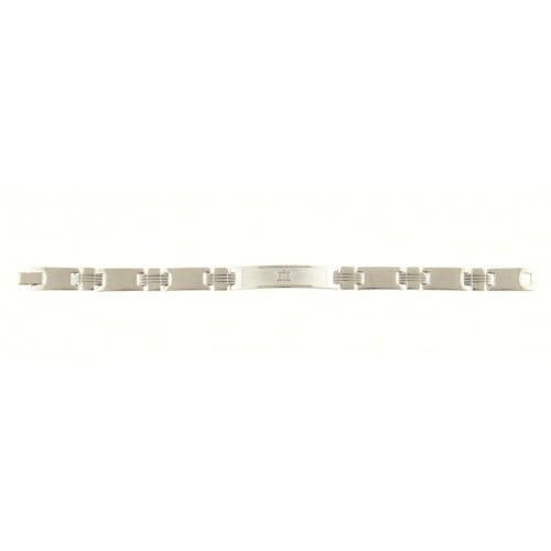 Stainless Steel Mans Bracelet, Double Link Box Chain - Star of David