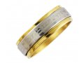 Stainless Steel Two Tone Shema Revolving Ring