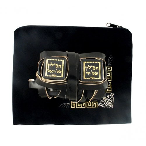 Standard Tefillin Peshutim Sefaradi with free bag