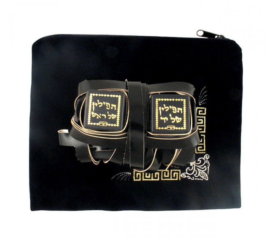 Standard Tefillin Peshutim Sefaradi with free bag