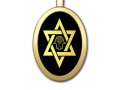 Star Of David With Hamsa Jewish Pendant by Nano Jewelry