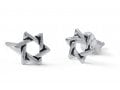 Star of David 925 Sterling Silver Stud Earrings