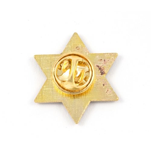 Star of David Blue & White Lapel Pin