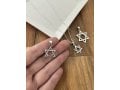 Star of David Necklace Pendant for Women or Men in 925 Sterling Silver with Chain